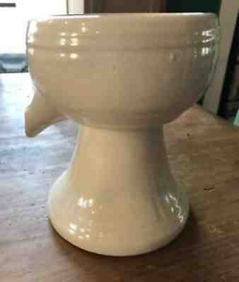 Antique VTG Red Wing Pottery Pedestal Juice Reamer Juicer Gypsy Trail Cream HTF