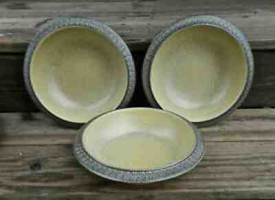 THREE (3) RED WING CERAMASTONE  GREENWICHSTONE  PATTERN 9" VEGETABLE BOWLS