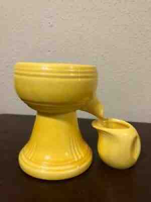 Red Wing Pottery Juicer Reamer & Juice Cup 2 Piece Yellow Gypsy Trail # 256