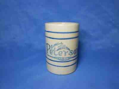 Vintage Red Wing The Peterson Co. Advertising Stoneware Mug