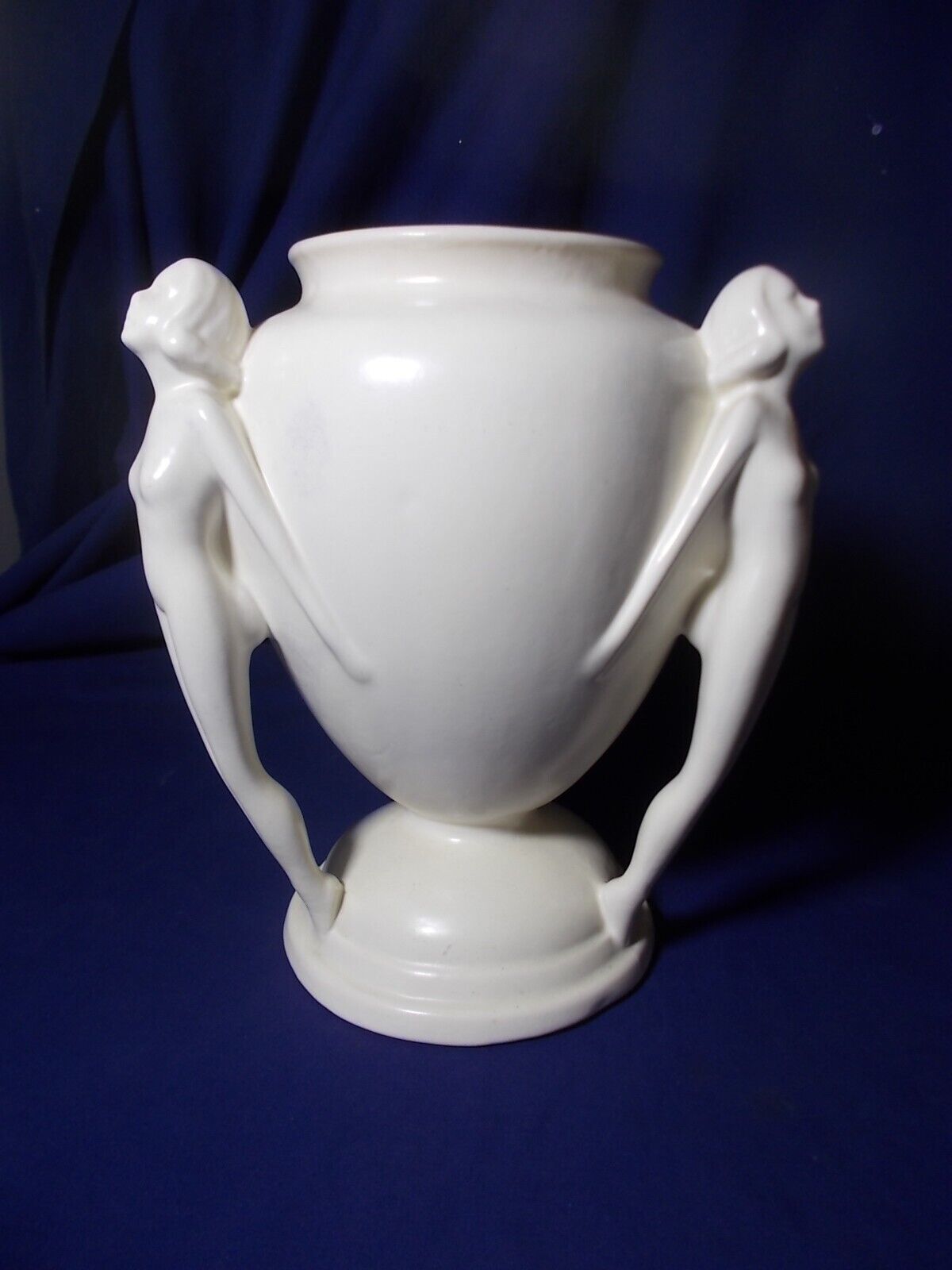Rumrill/Red Wing Art Pottery Vase, Athena Group, 3 Nudes, # 570