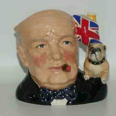 D6907 Royal Doulton large character jug Winston Churchill | Jug of Year 1992