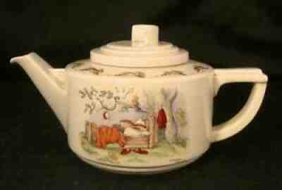 Royal Doulton Bunnykins Casino Teapot Signed Barbara Vernon