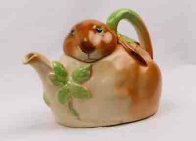 Royal Doulton Bunnykins Teapot. Rare Collectors 1937-1953. Seated Rabbit D6010
