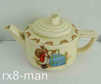 RARE ROYAL DOULTON BARBARA VERNON BUNNYKINS CASINO LARGE TEAPOT SANTA CLAUS SF9