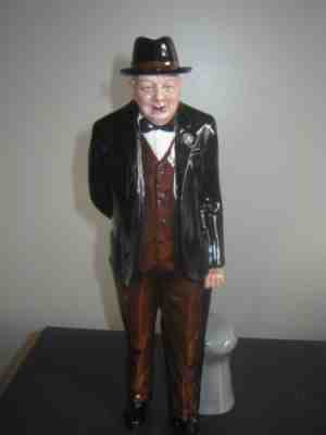VERY RARE ROYAL DOULTON SIR WINSTON CHURCHILL ** PROTOTYPE ** COLOURWAY