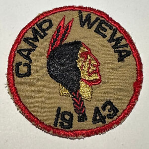 Boy  Scout 1943 Camp Wewa Florida Patch