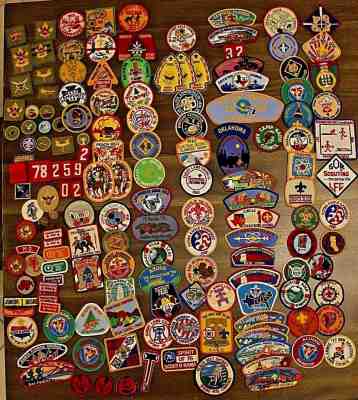 Vtg 160 Cub Boy Scouts Badge Patch Pin Lot BSA Rank Uniform 1950's 1960's 1970's