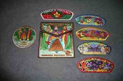 BOY SCOUT 2010 PUERTO RICO Council JSP Patches Three Kings Flap & Round +1 Extra