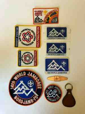 1975 World Scout Jamboree Norway 14th International Patches Boy Scouts mint