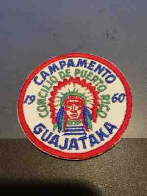 Boy Scout - Puerto Rico Camp Patch 1960 C/e Guajataka
