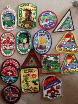 Guajataka Patches Lot Boy Scout Puerto Rico