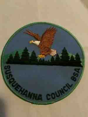 Vintage 1960s Boy Scout PATCH Susquehanna Council BSA Badge PA