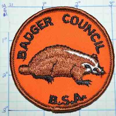 Rare And Collectible Scout Patches : Wisconsin Badger Patches Value ...