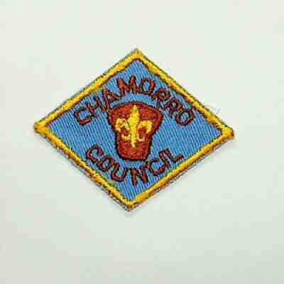 Chamorro Council CP Diamond Hat Patch BSA Boy Scouts Guam