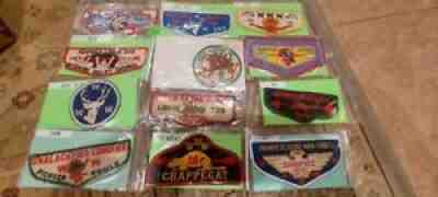 Vintage Life Long Boy Scouts OA FLAP PATCH Collection