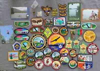 Lot of Vintage Girl Scout Items- Badges, Patches, Pins 50+