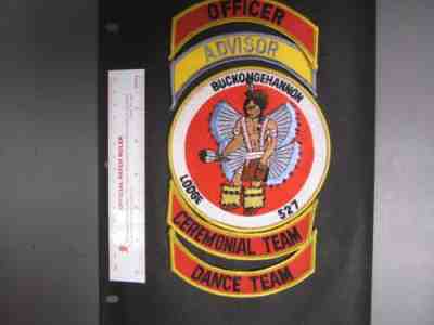 Boy Scout OA 527 Buckongehannon Lodge Jacket Patch & Rockers 9279KK