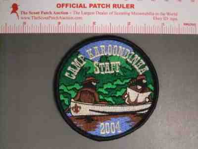 Boy Scout Camp Karoondinha 2004 STAFF patch PA 0486LL