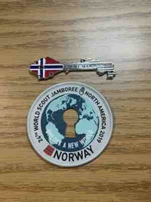 Norway Key Set Contingent Patch 24th World Scout Jamboree 2019 WSJ 19 WOSM