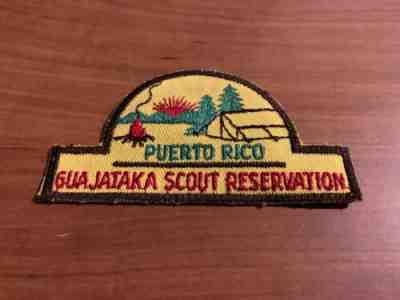 BSA, 1950 ??s 1960 ??s Guajataka Scout Reservation Hat-Shaped Patch, Puerto Rico
