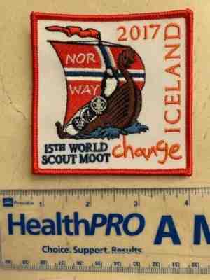 RARE 2017 Iceland 15th World Scout Moot - Norway Contingent Patch