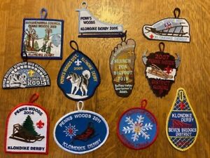 Boy Scout Klondike Derby Patches from the 2000s Susquehanna Council Central PA