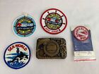 boy scout patch florida high adventure sea base mixed lot & belt buckle