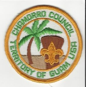 Chamorro Council Agana Guam USA Boy Scout Patch OA Achsin 565 - Aloha Hawaii 567