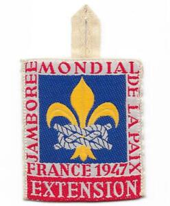 Extension Subcamp Patch 1947 6th World Jamboree Held in France Boy Scouts AF