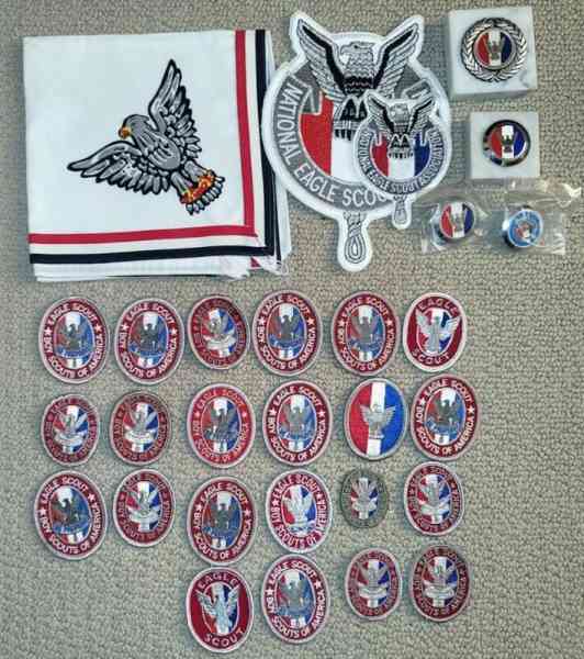 Eagle Scout patches memorabilia lot