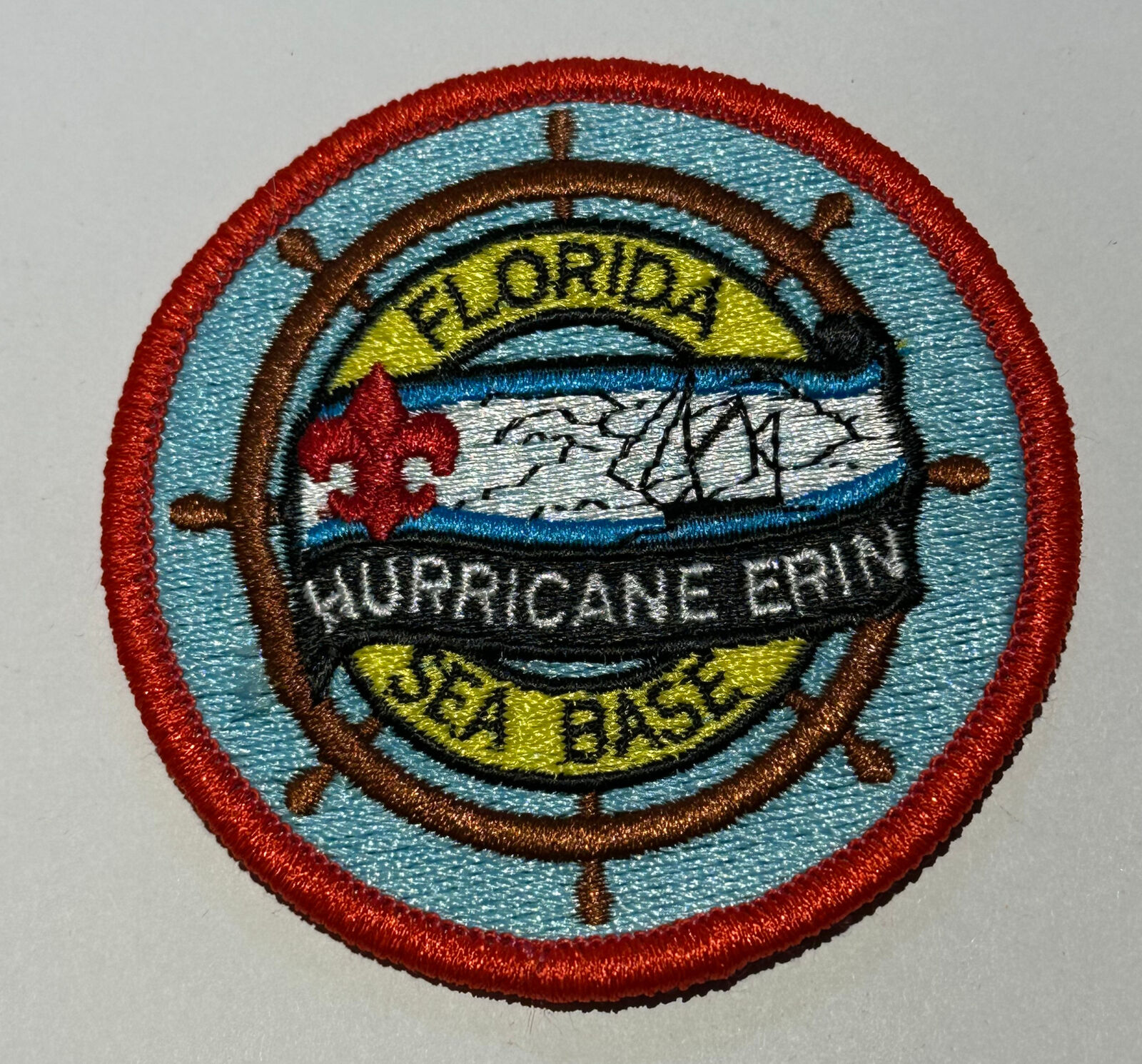 Florida Sea Base Hurricane Erin Patch Boy Scout RC5