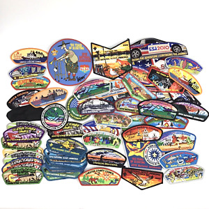 Mixed Lot of 61 Boy Scout Patches BSA National Jamboree Council 2010 Mixed READ