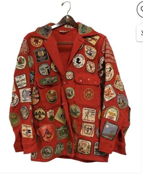 Early 1960’s Boy Scout patched Boy Scout Jacket  With OA Sash