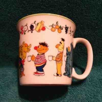 Gorham Fine China Mug / Coffee Cup - c.MUPPETS Inc. -c.1976 CTW - Sesame Street