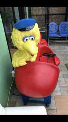 Sesame Street Big Bird Kiddie Ride Arcade Amusement Coin Operated. 100% Working!