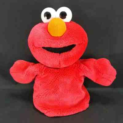 Sesame Street Elmo plush Hand Puppet Fisher-Price Mattel Teachers Aide Muppet
