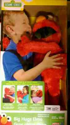 Brand New, Unopened: Sesame Street Big Hugs Elmo Plush - quick ship from Canada