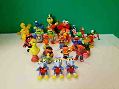 MIXED Vintage Sesame Street Lot of PVC Figures Jim Henson TYCO 1997 ERNIE BERT 