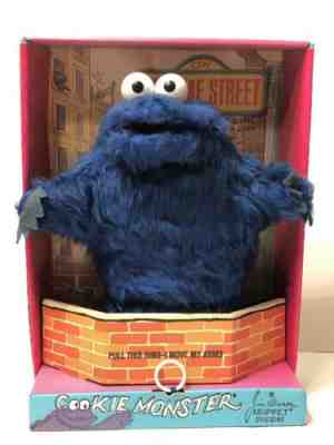 SESAME STREET Cookie Monster Topper Educational Toys. Jim Henson. 1971 Rare!