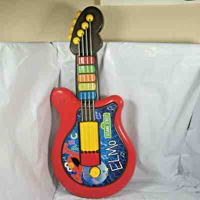 Hasbro Playskool Sesame Street Red Elmo Guitar Instrument Interactive Music 2010