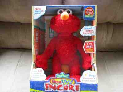 NEW IN BOX Elmo Live Encore Jokes Stories Songs 40th Birthday Sesame Street