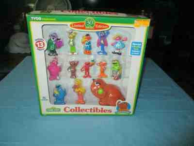 30th Anniversary Limited Edition Sesame Street PVC Collectibles by Tyco. 