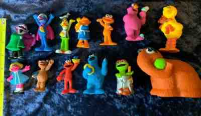 1997 Sesame Street Complete Set 13 PVC Figures Jim Henson TYCO Muppet 90s