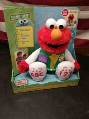 Elmo ABC Shapes Ready for School Talking Singing Sesame Street Plush