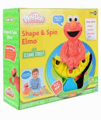 Play Doh Shape And Spin Elmo Play-doh Hasbro Rare Complete NIB Sesame Street