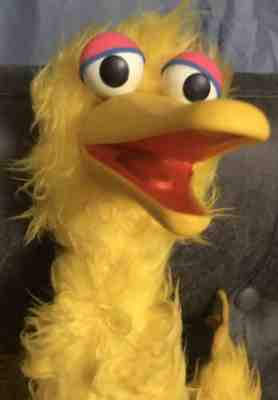 VTG 1972 Big Bird SESAME STREET Puppet Muppet EDUCATIONAL TOYS Jim Henson RARE