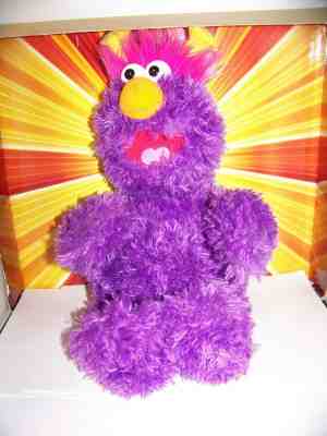 Sesame Place Honker Stuffed Plush Animal Purple New 17 Inch Street Workshop