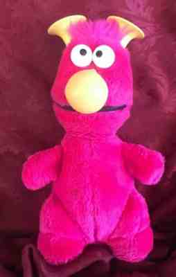 Vintage Hasbro Preschool Soft Plush Honkers 1983 Sesame Street Bright Pink Rare