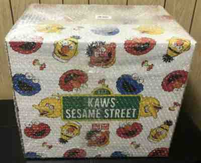 UNIQLO Kaws x Sesame Street 5 Plush Doll Toy Box Set Limited Edition USA seller